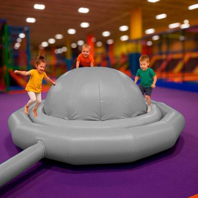 Надувное оборудование «Надувной живот» 5*5*1,5 м, серый