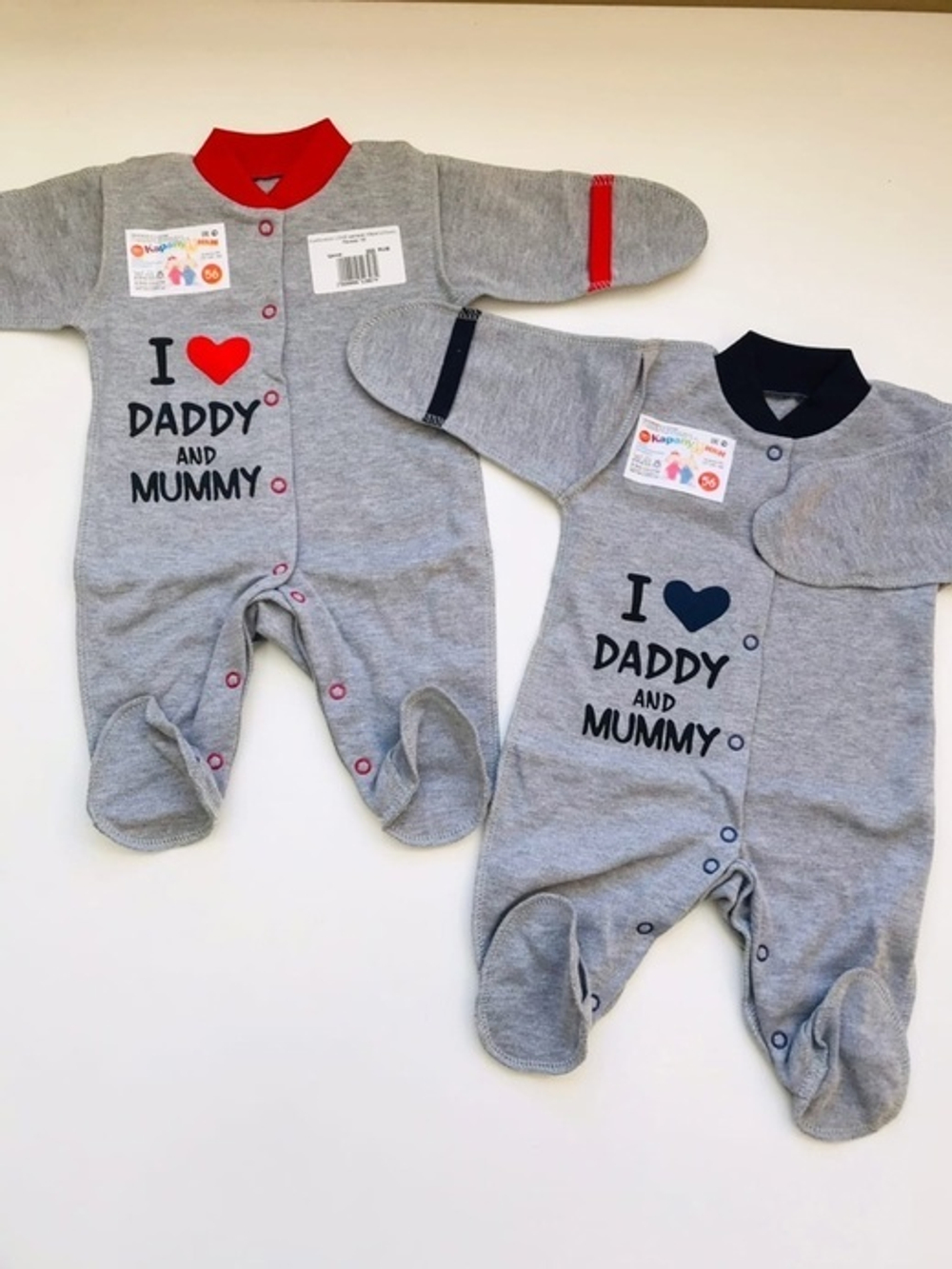 Комбинезон LOVE меланж (КарапуЗЗики) (Размер: 80)