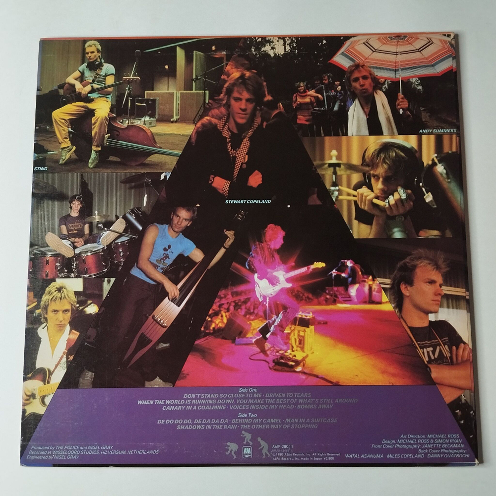 Винтажная виниловая пластинка LP The Police Zenyatta Mondatta (Japan 1980) (No Obi)