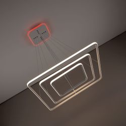 Citilux Неон Смарт CL731AK110E Умная подвесная люстра Белая