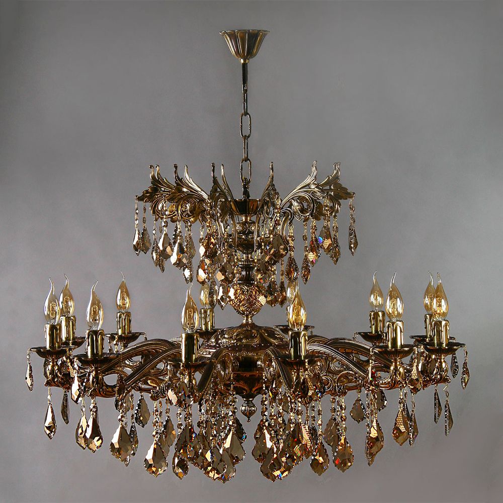 2128/12+12 PB Honey Leaf Люстра