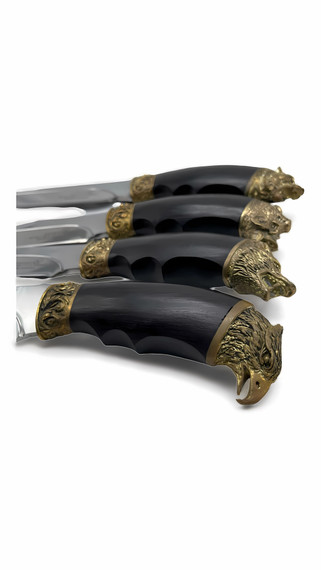 Ножи кованые Кизляр ассорти Х12МФ/95Х18