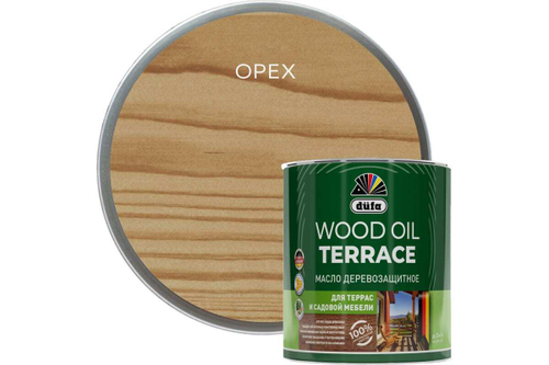 Масло деревозащитное для террас и садовой мебели Dufa Wood Oil Terrace орех