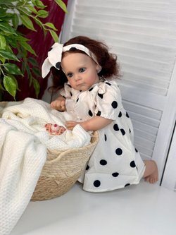 Кукла Реборн мягконабивная 60см в пакете (FA-595)