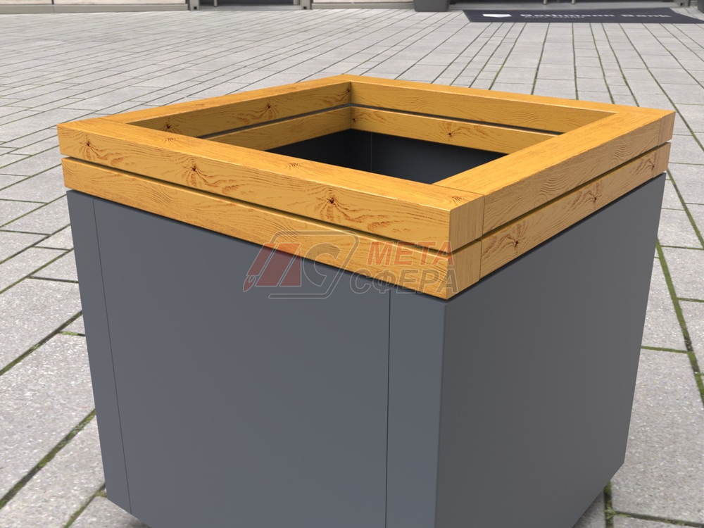 Вазон Rail Road высокий