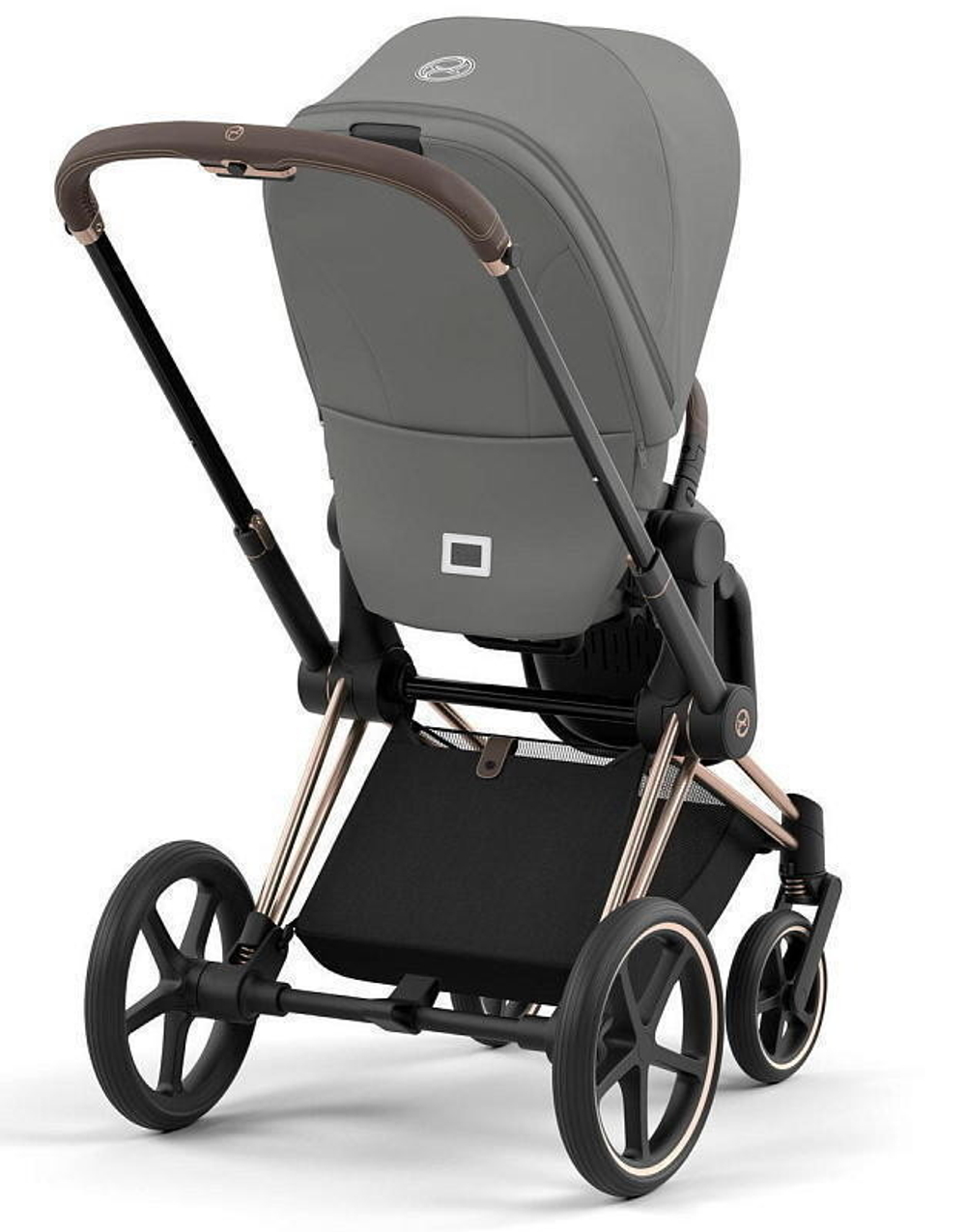 Коляска Cybex Priam IV Rosegold complete Cloud T Mirage Grey Plus Base T 3 в 1 Mirage Grey