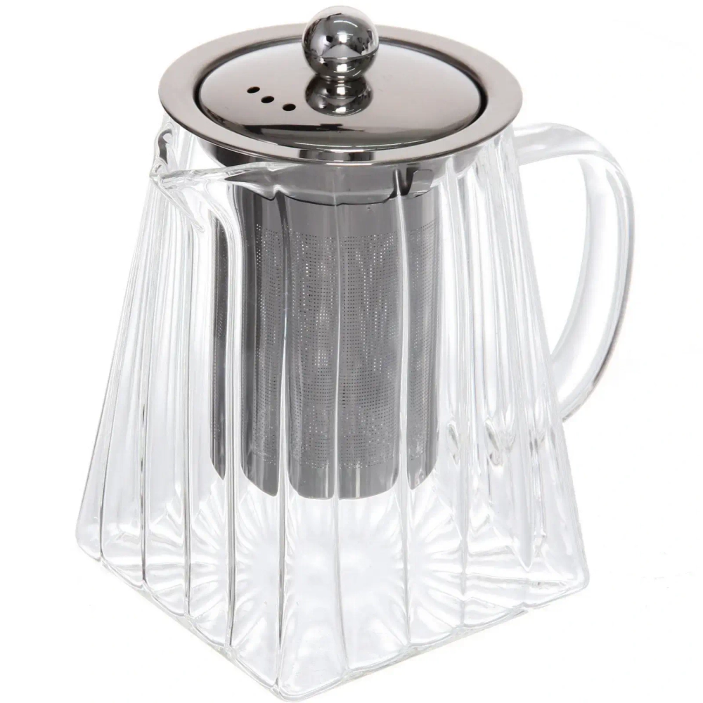 Чайник заварочный стеклянный 750мл «Bella cucina», трапеция