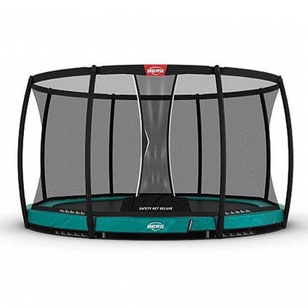 Батут BERG Champion InGround 430 Green + Safety Net Deluxe