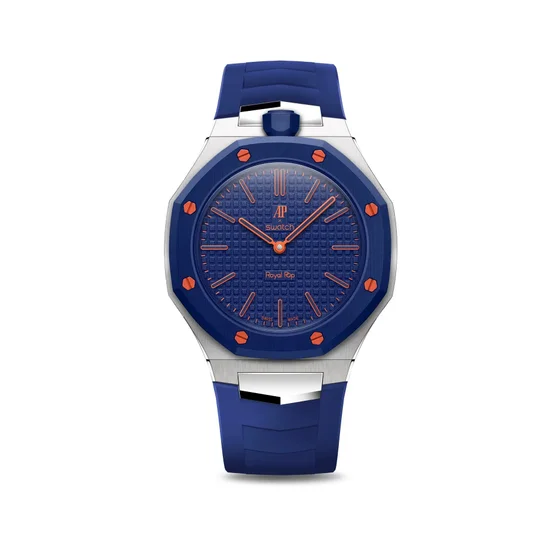 Корпус для часов POP-Swatch x AP - ORENJI HACHI из 2 ремешков