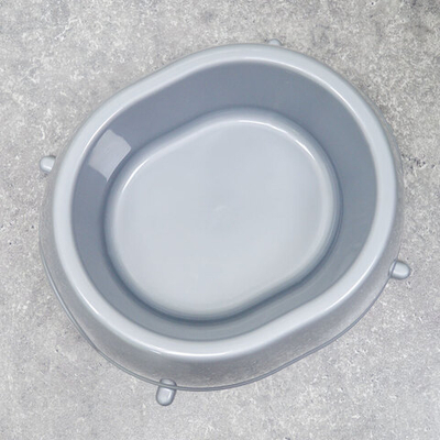 Миска для животных 0,75л овальная 218*200мм, серебристая, №7