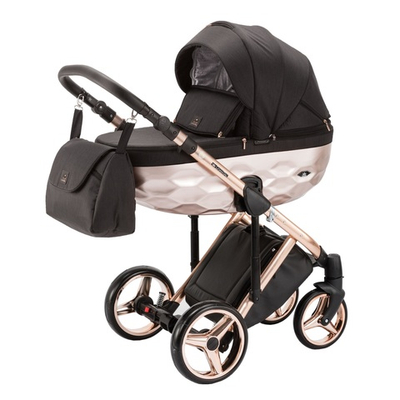 Детская универсальная коляска Adamex Chantal STAR - 5 (2в1) Ткань БЕЗ блёсток