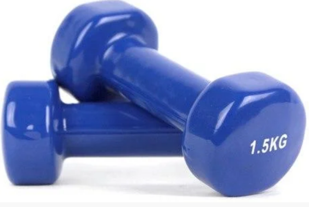 Гантели виниловые 1,5кг