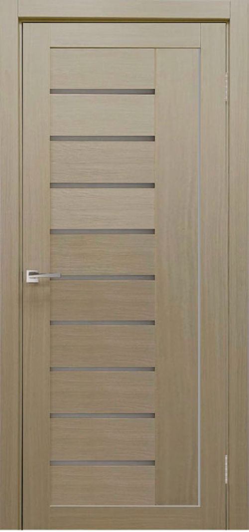 Межкомнатная дверь Y-5 / Цвет Тон Неаполь / Остекление "Сатинат белое" / Двери Верда