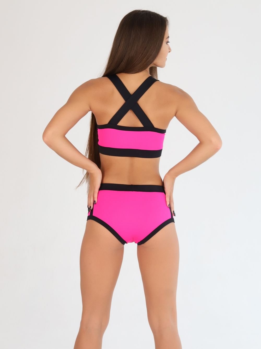 Maxi Fit Top, Fuchsia