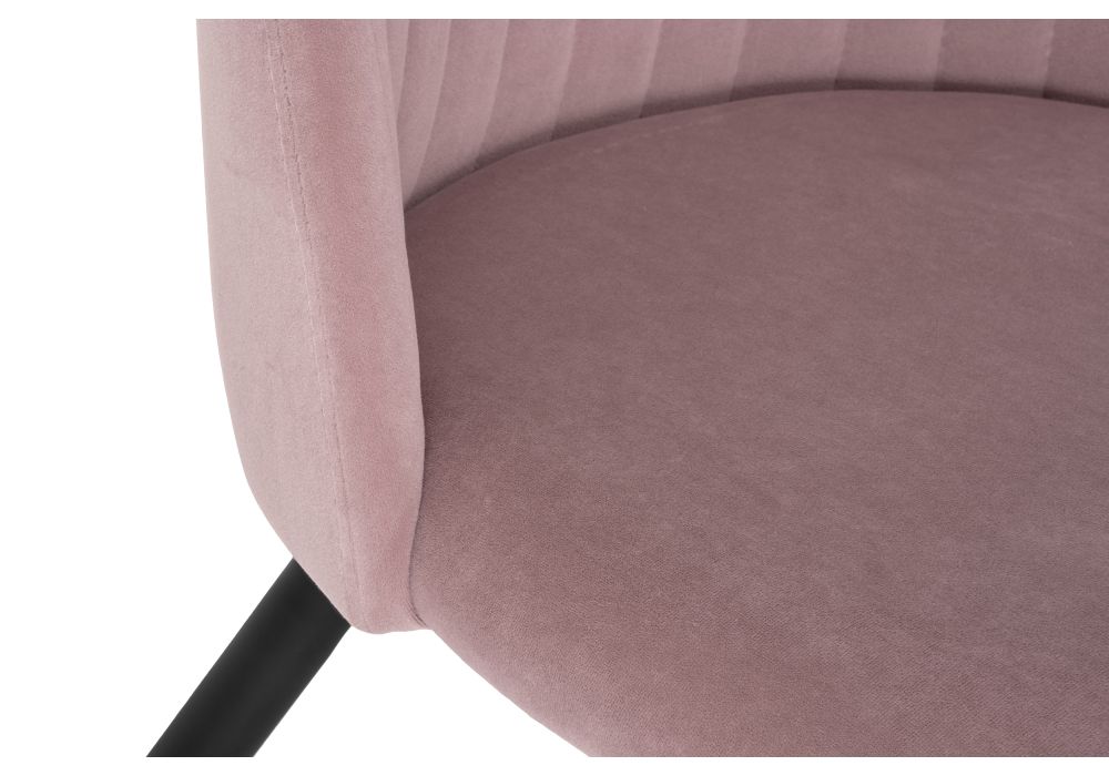 Стул на металлокаркасе Gabi 1 light purple / black