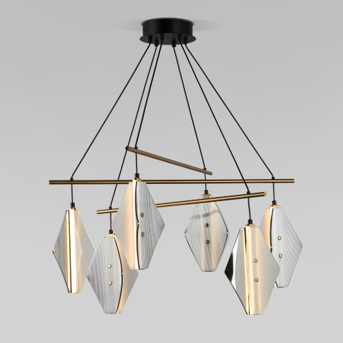 Подвесной светодиодный светильник 301054 LED латунь