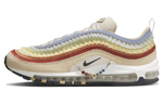 Nike Air Max 97 "Be True" shock-absorbing non-slip low-cut casual shoes for men and women the same yellow