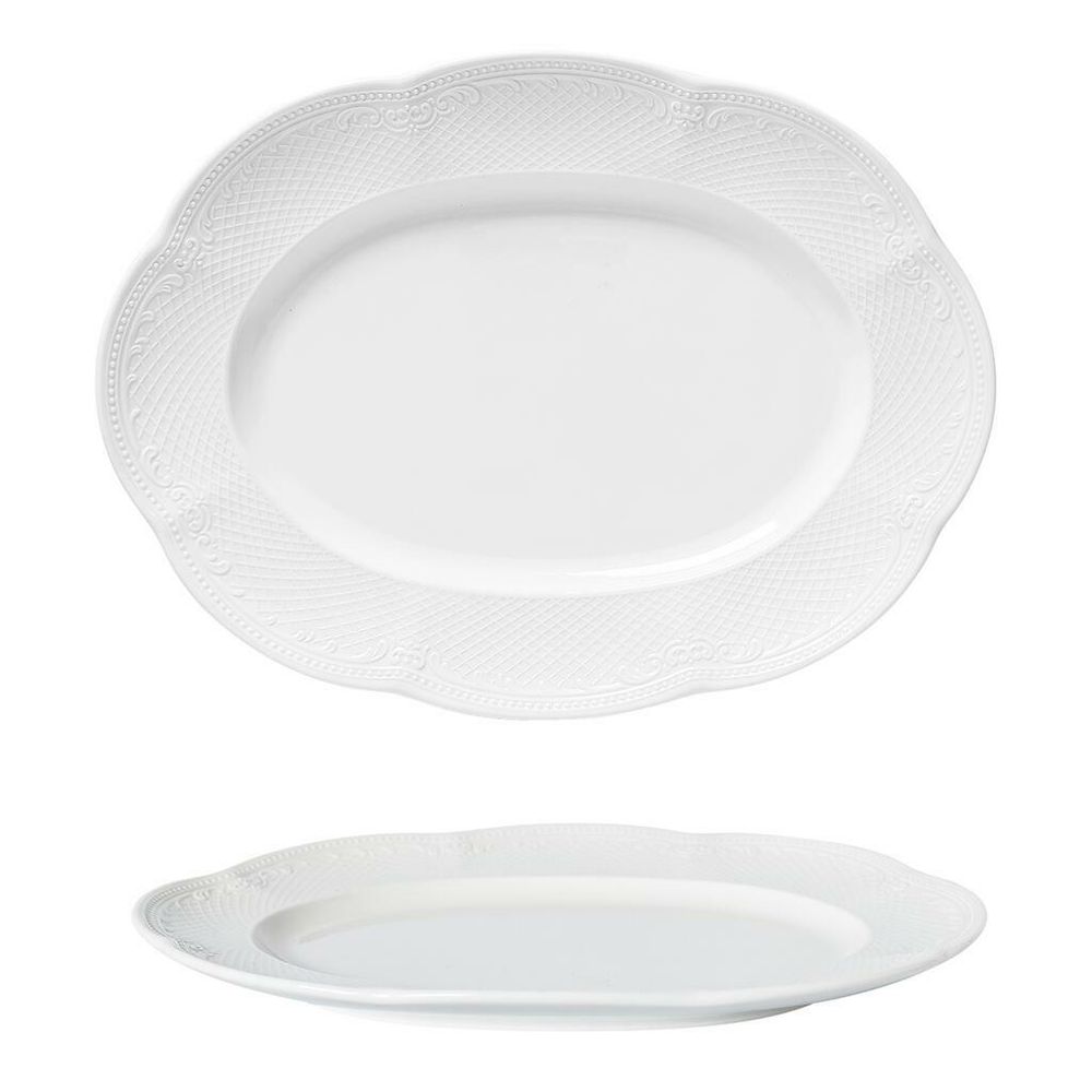Блюдо овальное 30*22,5 см h2,8 см Aristocrat Noble [1]