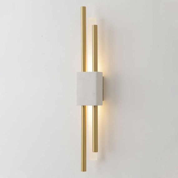 Бра Crystal Lux CARTA AP6W LED WHITE/BRASS