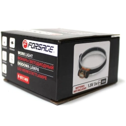 Фонарь светодиодный налобный (1W COB LED,250Lm,1.5V, 3хААА, ) Forsage F-01149