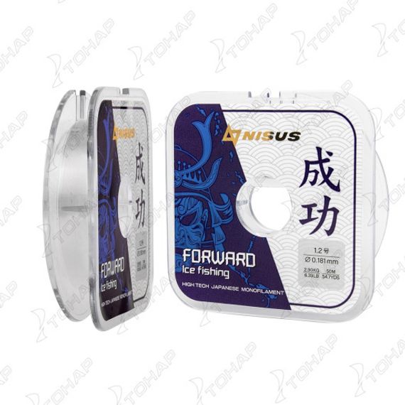 Леска FORWARD ICE FISHING 0,181mm/50m Nylon Transparent (N-FIF-0.181-50) Nisus