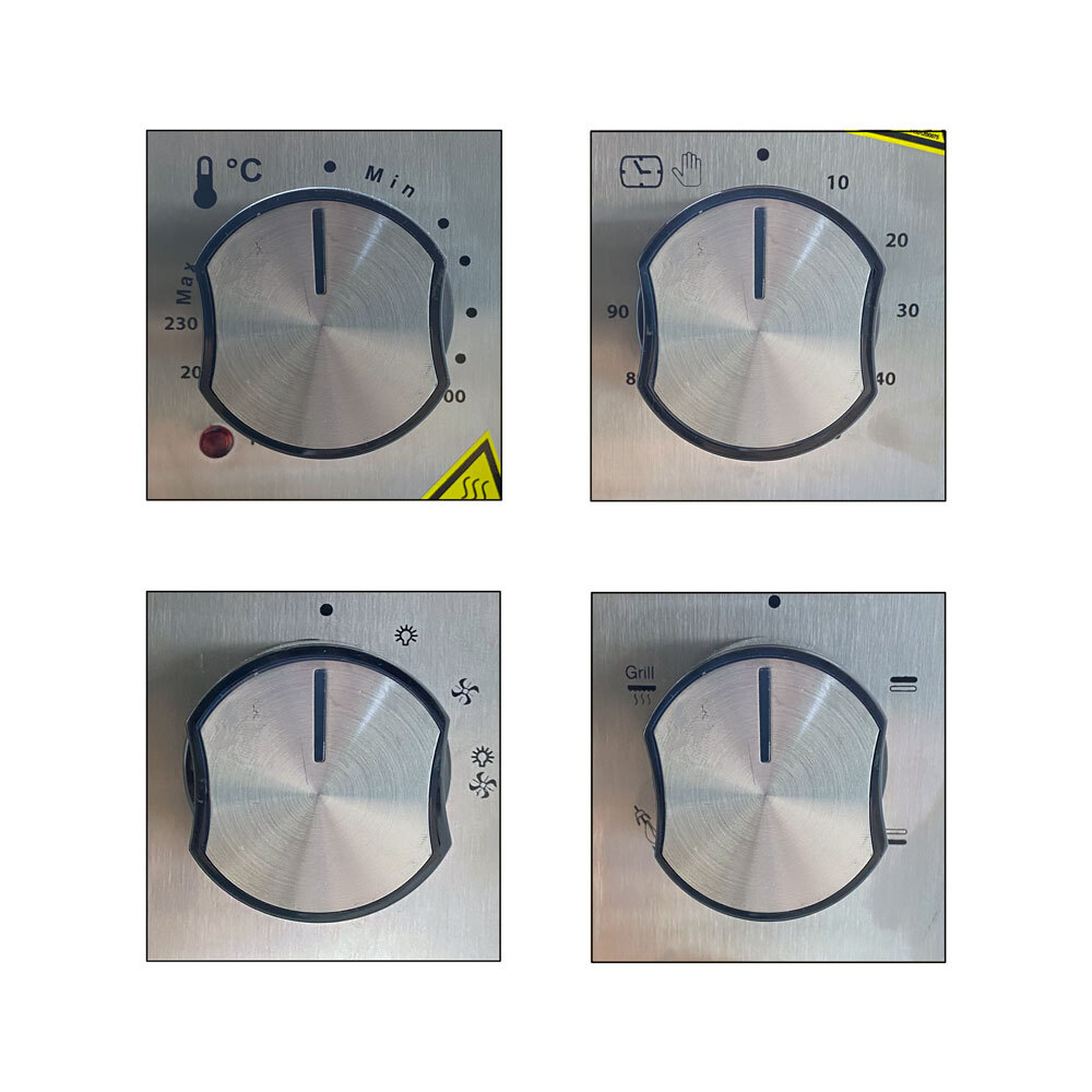 Мини-печь Ginzzu HOT-177, серый, 72л, 2500Вт, подсветка, таймер, конвекция, вертел