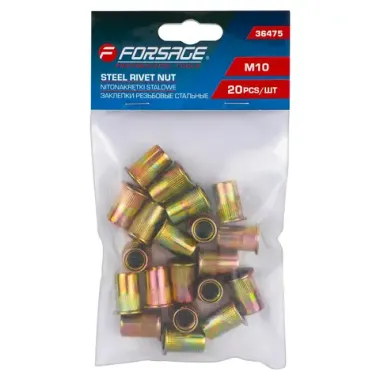 Заклепки резьбовые стальные 20шт. Forsage F-36475