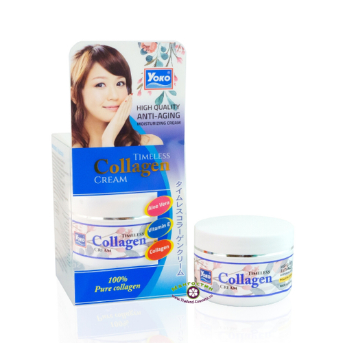 Крем для лица антивозрастной с коллагеном Timeless Collagen Cream Yoko