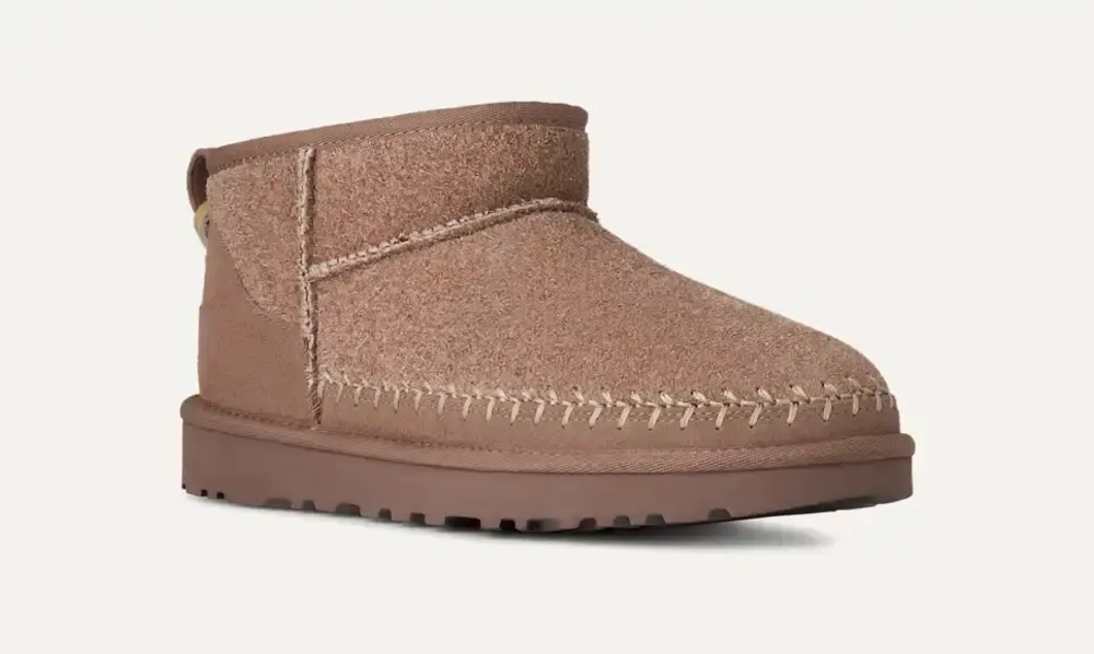 UGG Угги Classic Ultra Mini Biarritz, рыжевато-коричневый