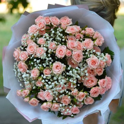 Кустовые розы "Love is..."