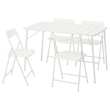 TORPARÖ Стол + 4 складных стула ИКЕА
