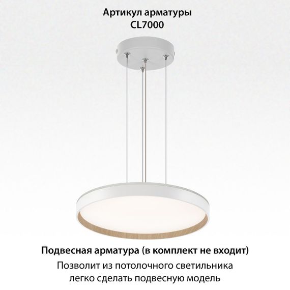 Потолочный светодиодный светильник Citilux Etalon CL750400R