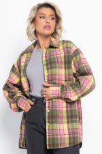 Рубашка Дэлли (зелено-розовая) Б15106-7М LT Collection