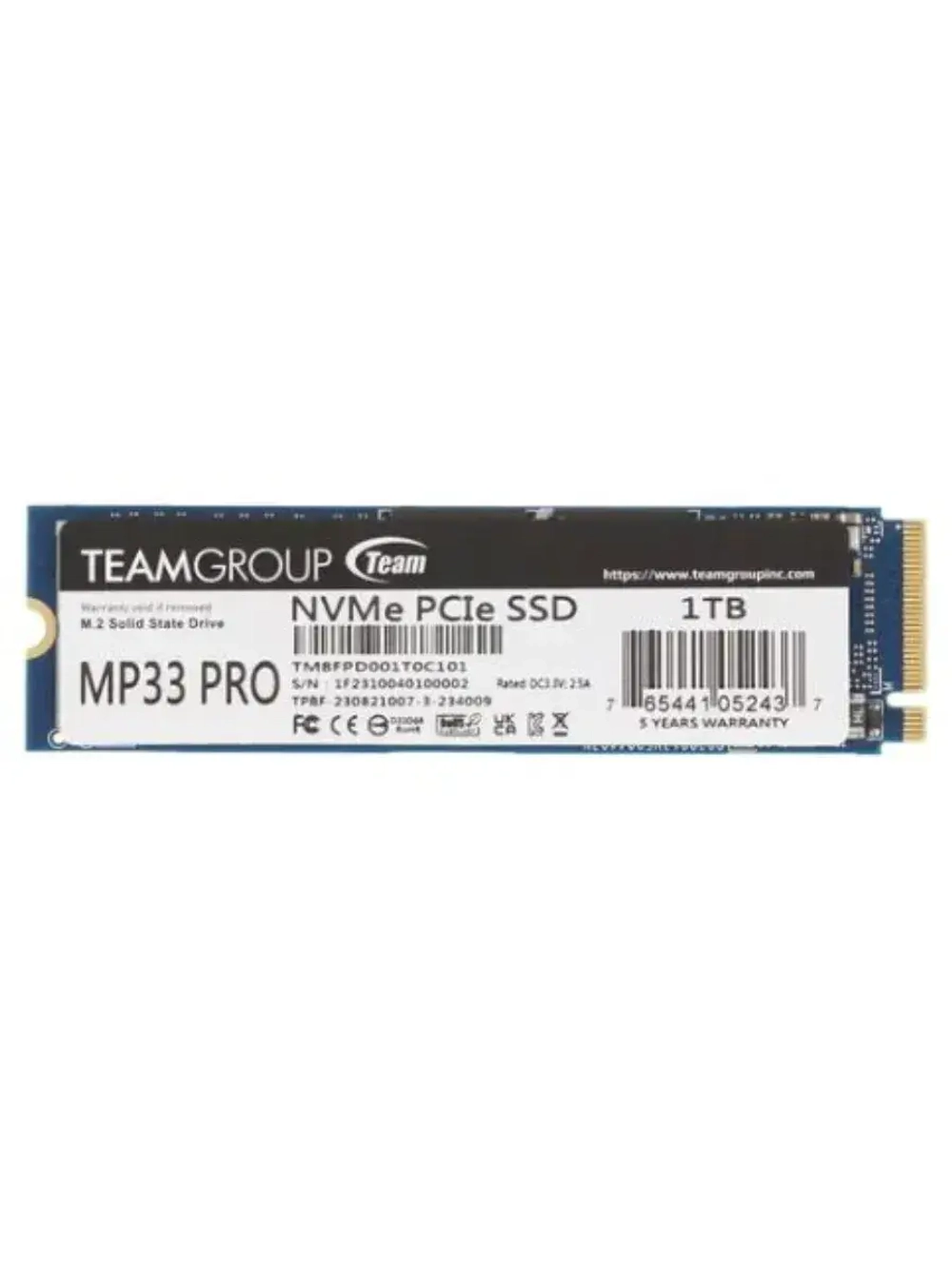 1 ТБ M.2 SSD накопитель MP33 PRO TM8FPD001T0C101