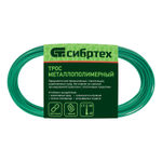 Трос металлополимерный зеленый ПР-2.0, толщина 2.0 мм, моток 20 метров Сибртех