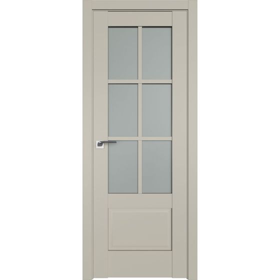Фото межкомнатной двери unilack Profil Doors 103U шеллгрей стекло матовое
