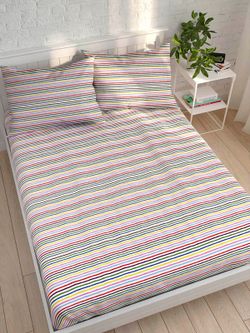 Постельное белье Anna Maria "Радужная полоска" 1,5-сп   наволочка 50х70 1шт Простынь  150х215 см  Пододеяльник 145х215 см