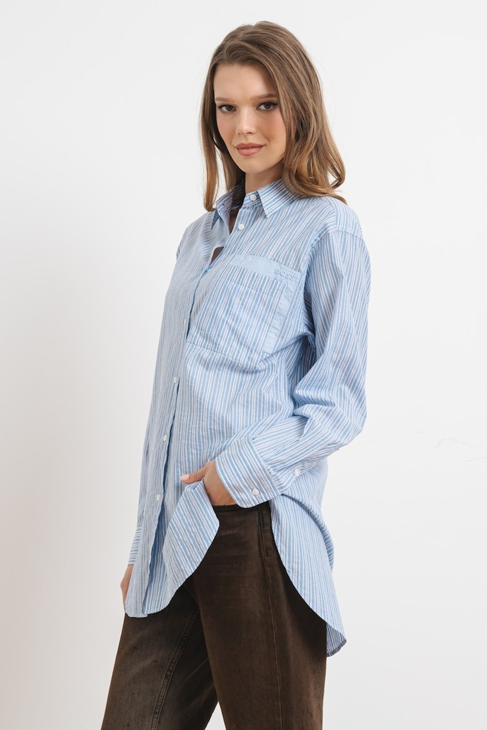 Рубашка женская BOSS C_Bostucci_3 10261319 01