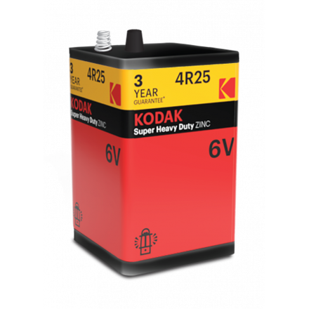 Батарейки Kodak 4R25-1S SUPER HEAVY DUTY Zinc [4R25-SP1G, 6.0V]