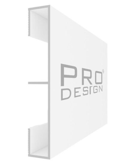 Вставка в плинтус Pro Design 1965 белый, 2700x12x80 мм