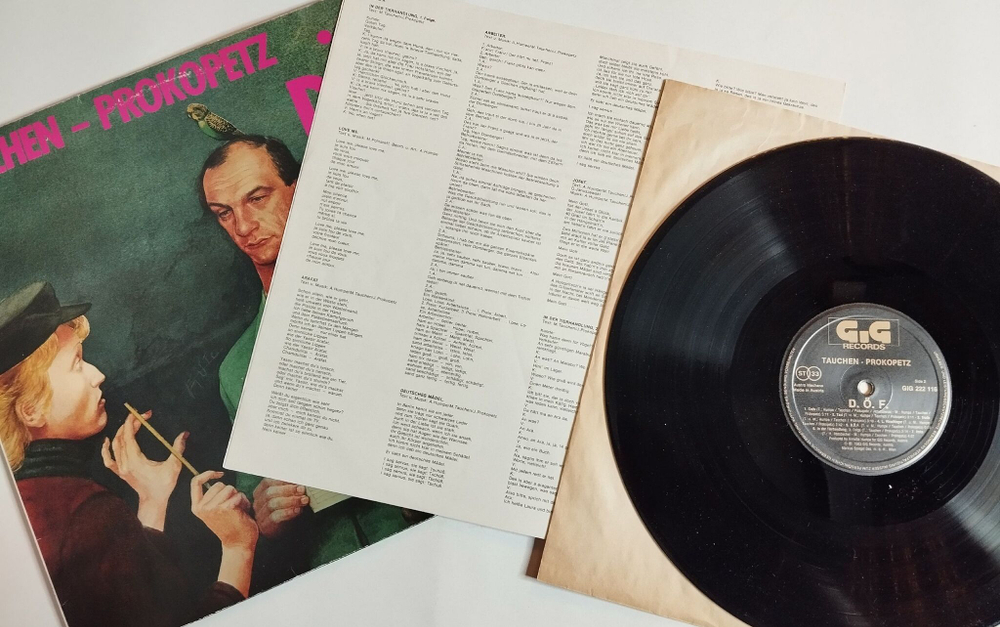 Винтажная виниловая пластинка LP Tauchen Prokopetz DOF (Austria 1983)