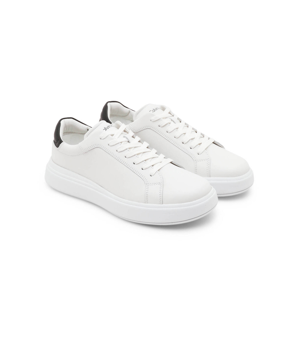 Кожаные кроссовки Calvin Klein - белый(HM0HM01016)