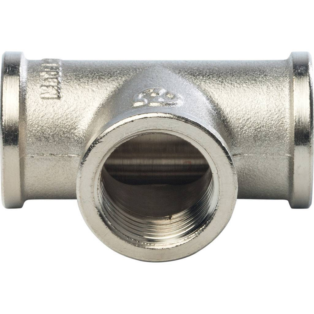 Тройник ВР никелированный    1/2"