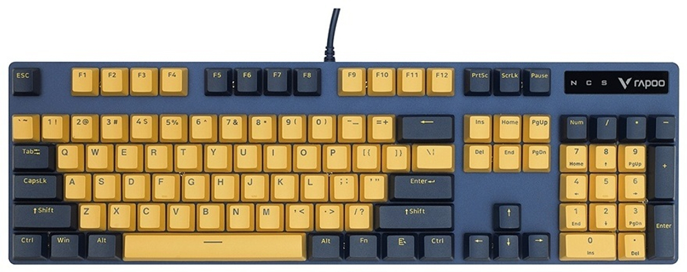 Клавиатура Rapoo V500PRO желтый
