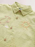 Рубашка с коротким рукавом для мальчика Next AB6-464, Хаки