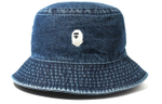A Bathing Ape Denim One Point Bucket Hat