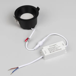 Светильник MS-DROP-BUILT-R84-8W Warm2700 (BK, 85 deg, 230V) (Arlight, IP54 Металл, 5 лет) 054707