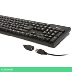 Клавиатура Sven Standard 303 USB+PS/2 черный (SV-03100303PU)