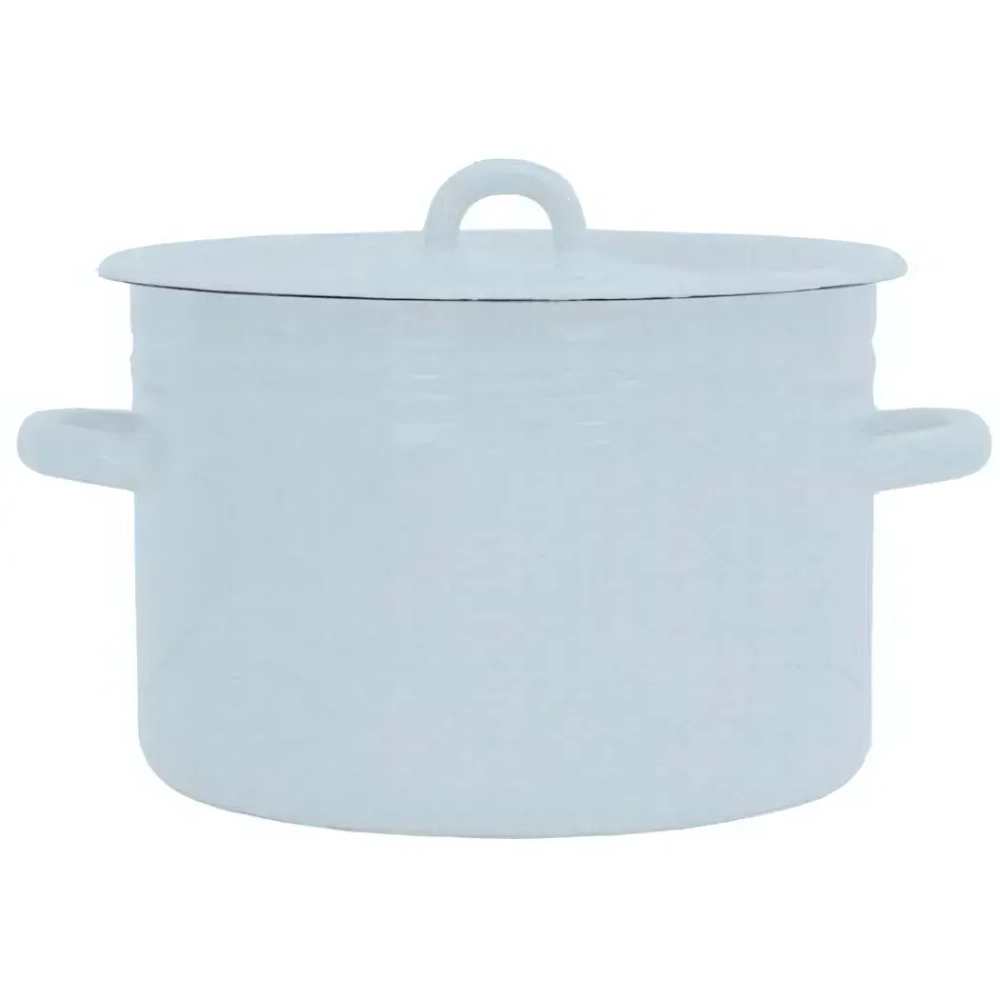 Кастрюля эмалированная 5,5л без рисунка 02/20-1617Н