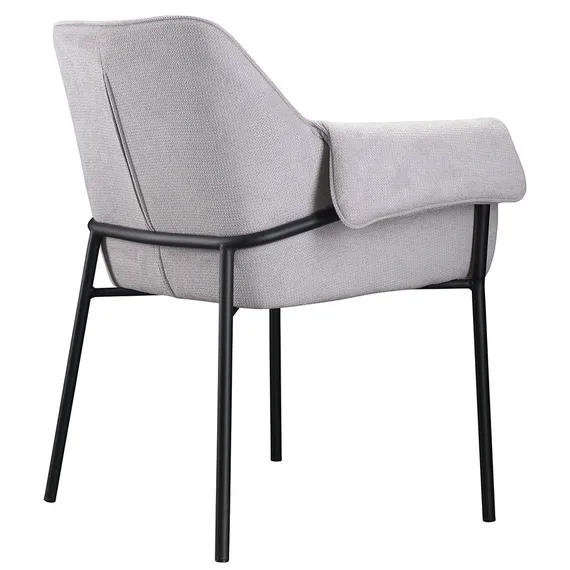 Стул-кресло Luras светло-серый шенилл